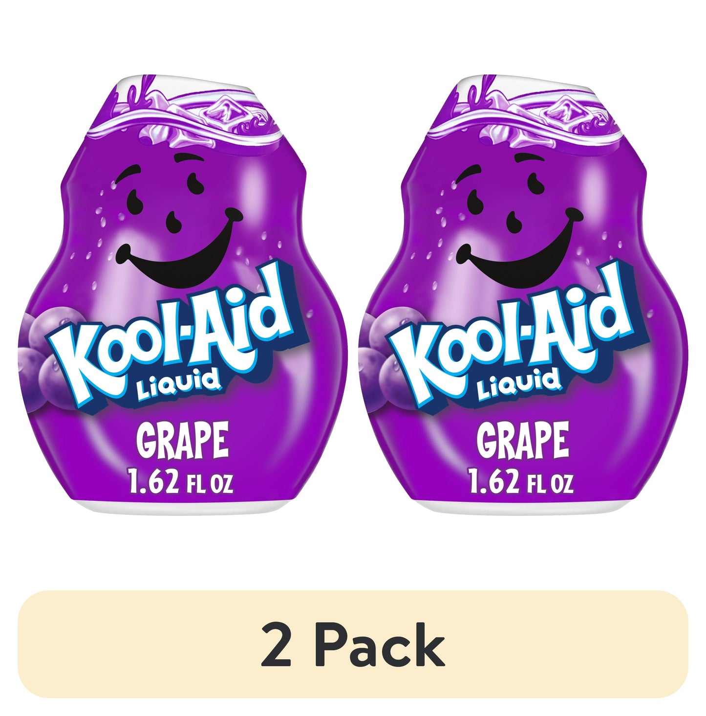 (2 Pack)  Liquid Grape Soft Drink Mix, 1.62 Fl Oz Bottle