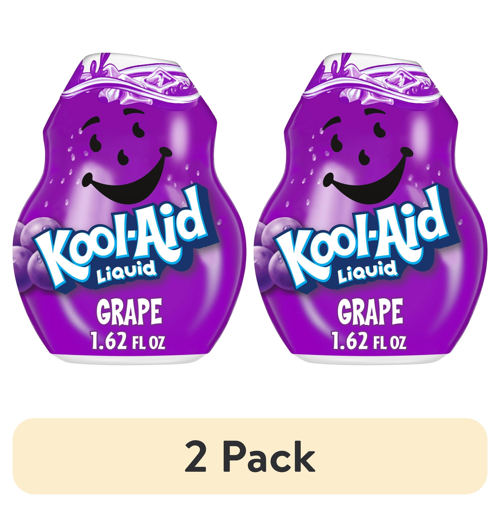 (2 Pack)  Liquid Grape Soft Drink Mix, 1.62 Fl Oz Bottle