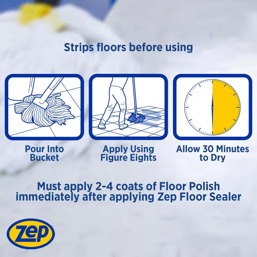128 Oz Stain-Resistant Floor Sealer Finish