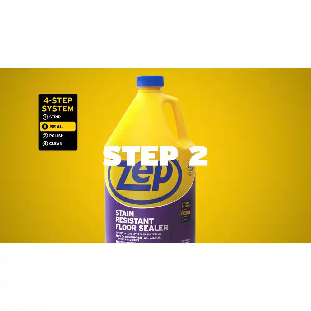 128 Oz Stain-Resistant Floor Sealer Finish
