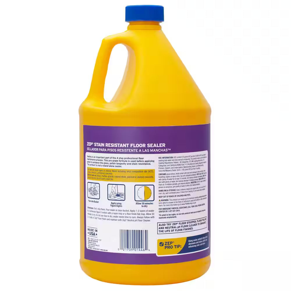 128 Oz Stain-Resistant Floor Sealer Finish