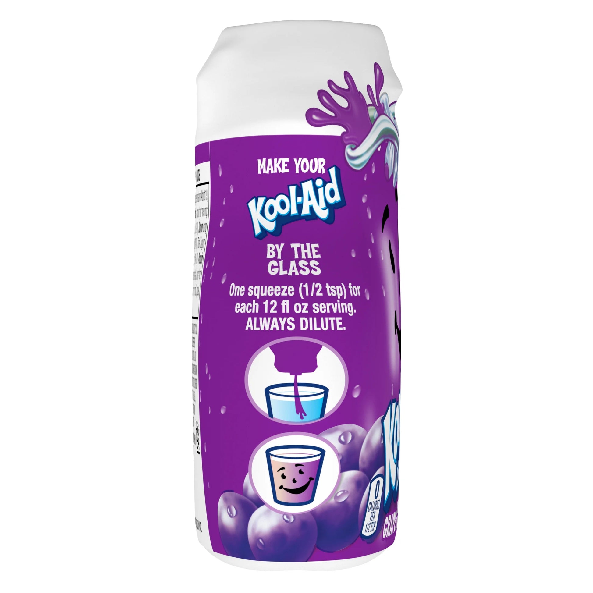 (2 Pack)  Liquid Grape Soft Drink Mix, 1.62 Fl Oz Bottle