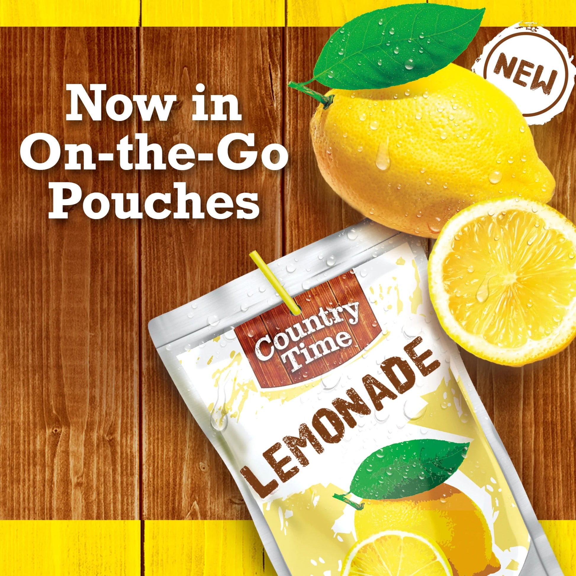 Lemonade Ready to Drink Flavored Drink Pouches, 10 Ct Box, 6 Fl Oz Pouches, Liquids