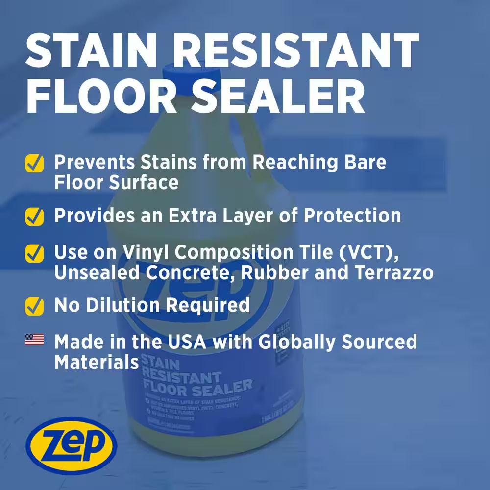 128 Oz Stain-Resistant Floor Sealer Finish