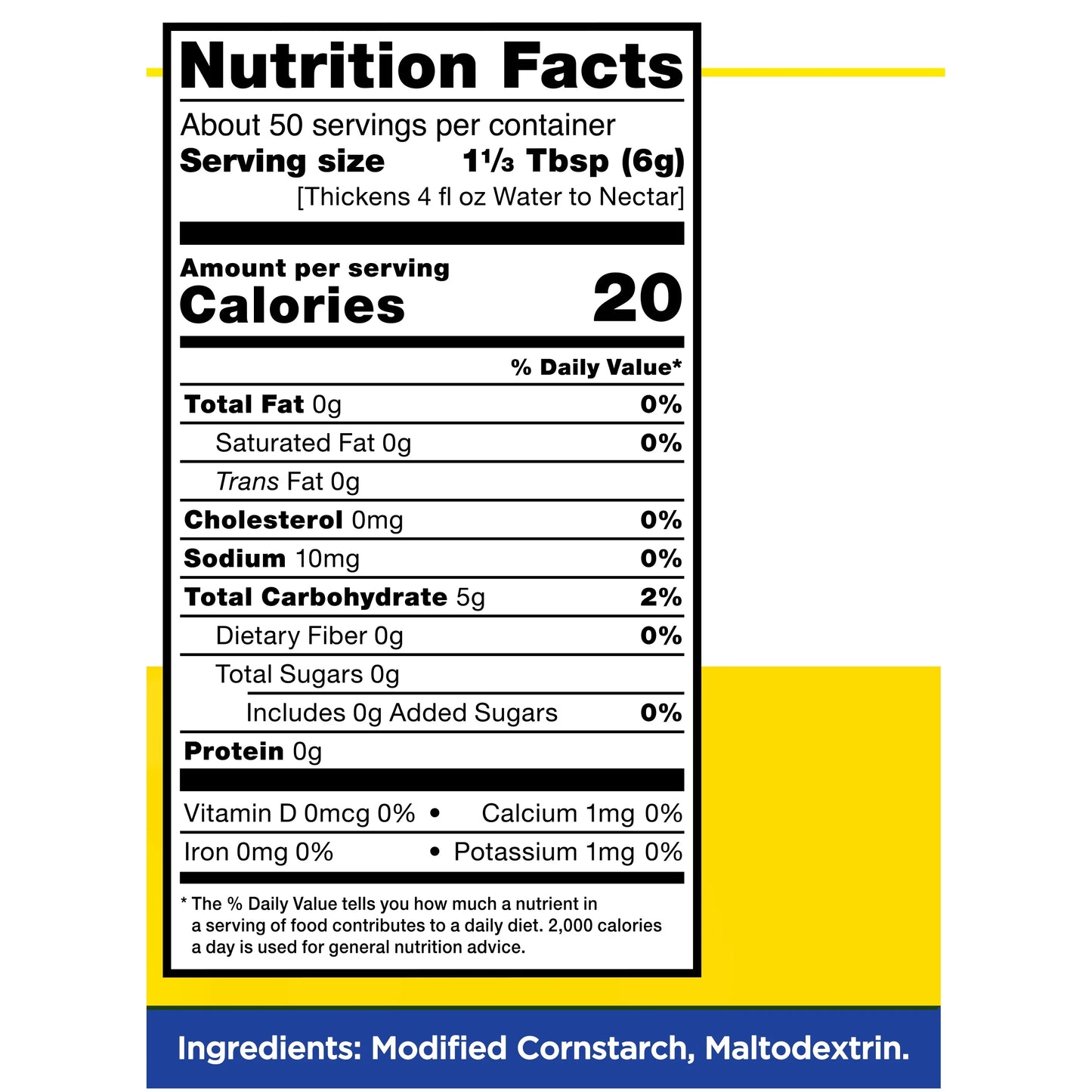 Original Food & Drink Thickener Unflavored 10 Oz. Canister