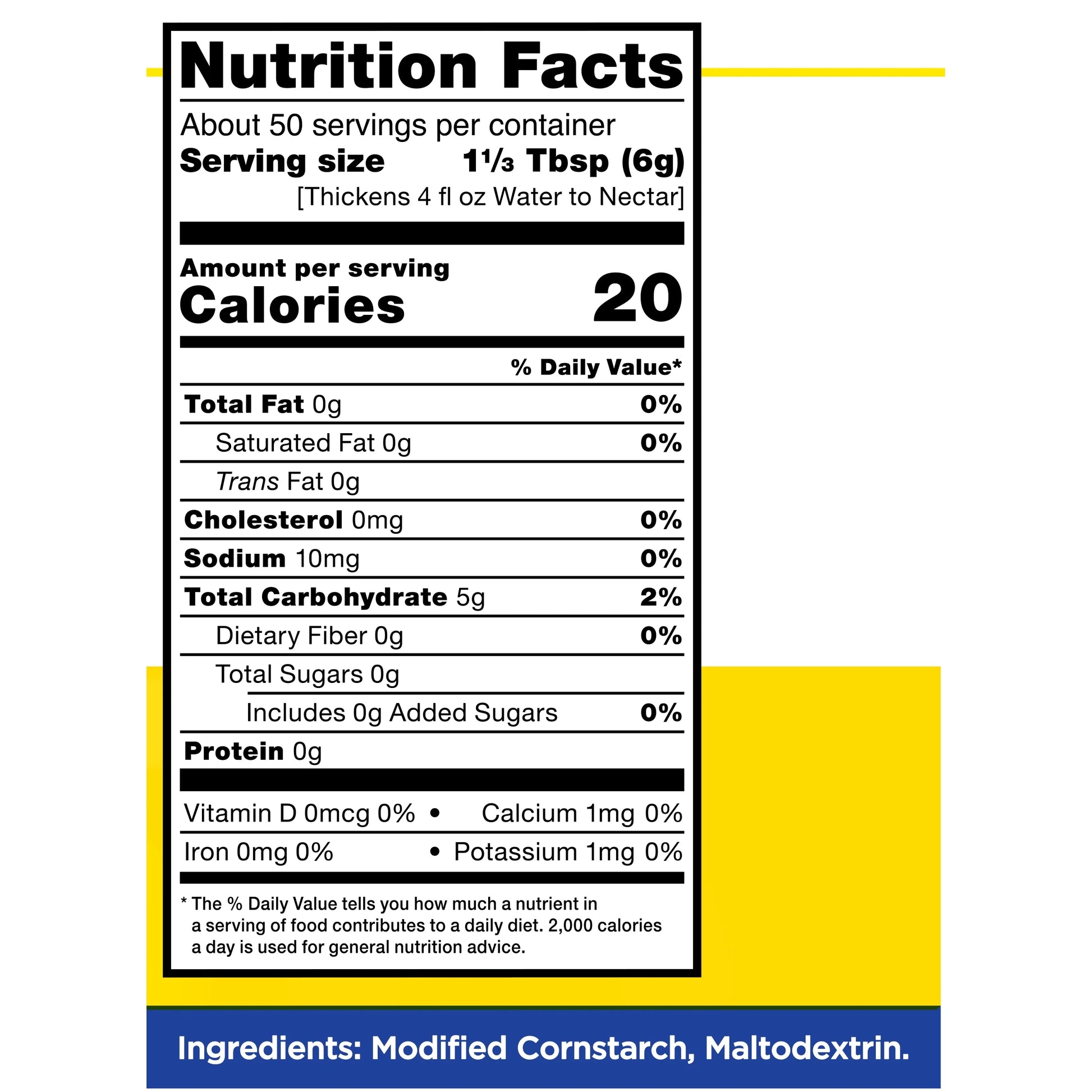Original Food & Drink Thickener Unflavored 10 Oz. Canister